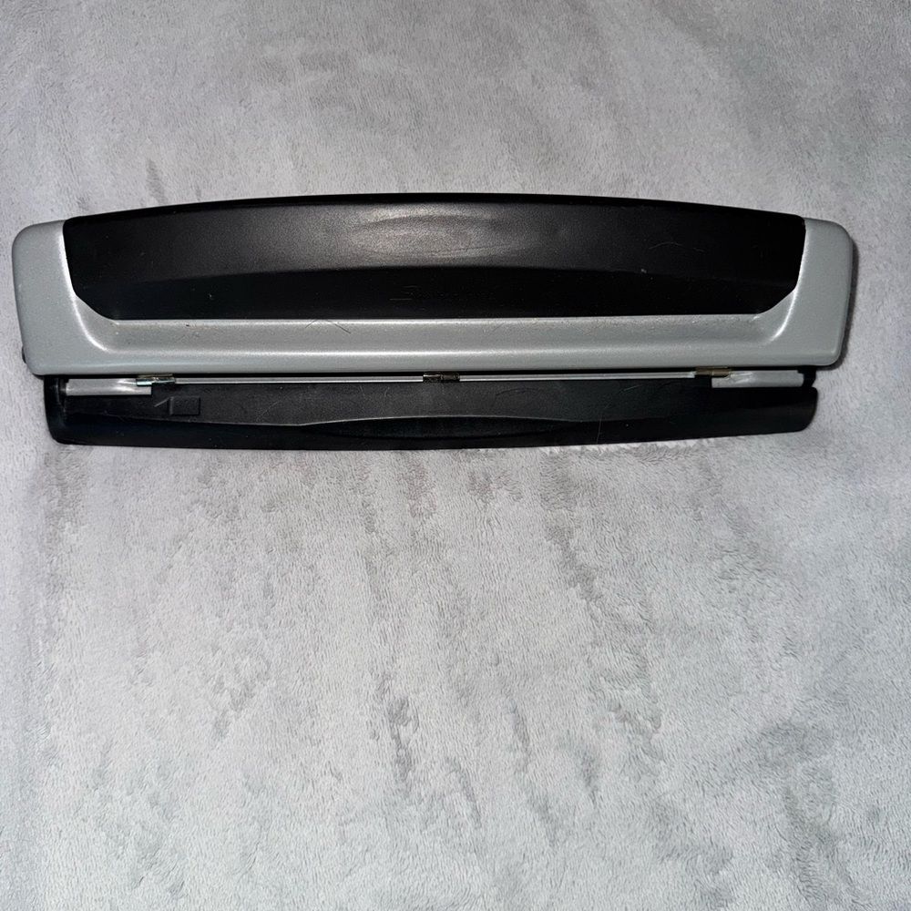 Black and Gray 3 Hole Punch
